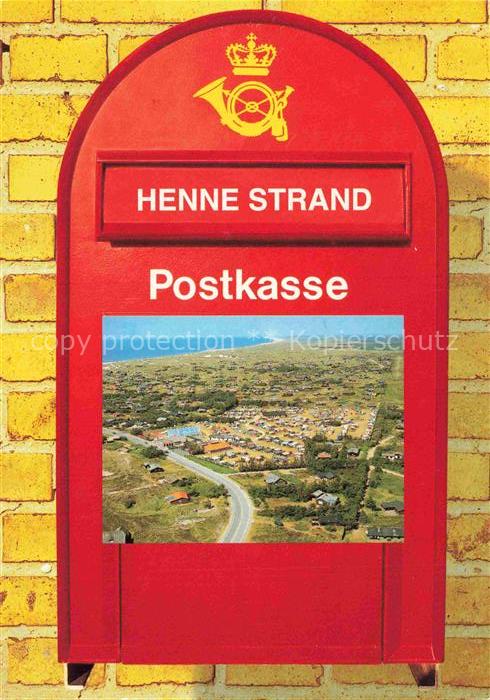 Henne Strand DK Fliegeraufnahme