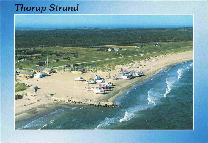 Thorup Strand Fjerritslev Nordjylland DK Fliegeraufnahme