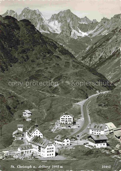 St Christoph Arlberg St Christof Tirol AT Fliegeraufnahme