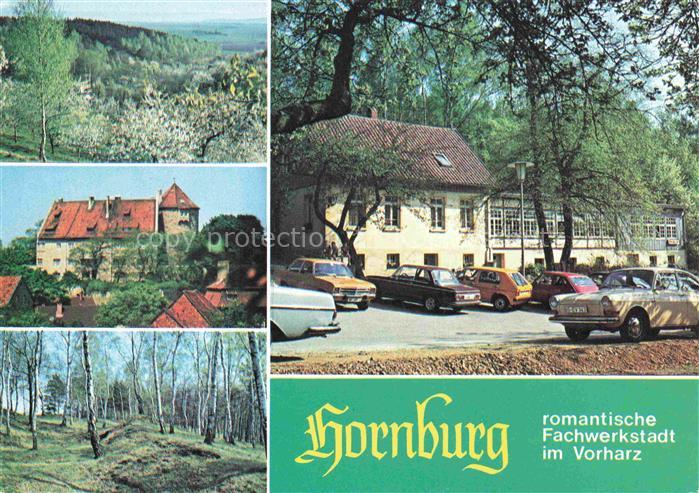 Hornburg Wolfenbuettel Harz Niedersachsen Panorama Schloss Ausflugslokal Willec