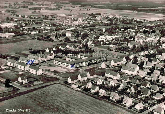 Rheda -Wiedenbrueck Westfalen Fliegeraufnahme