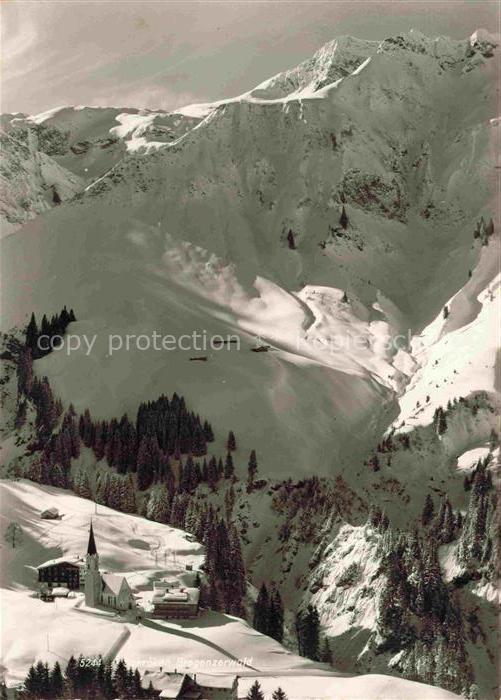 Schroeken Schroecken 1300m Nesslegg Bregenzer Wald Vorarlberg AT Panorama