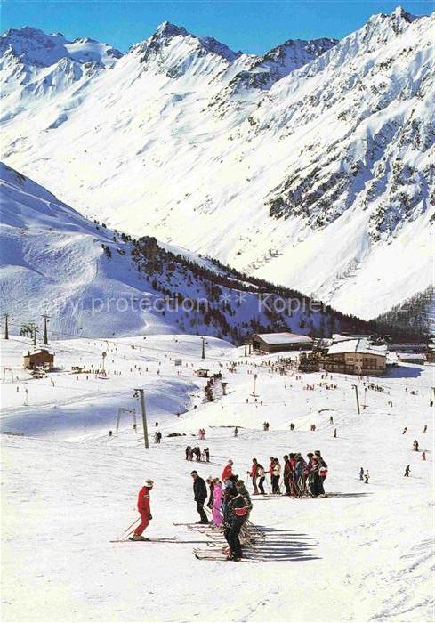 Ischgl 1377m Paznauntal Tirol AT Panorama Idalpe