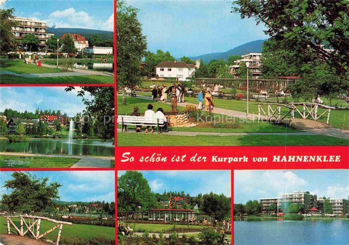 Hahnenklee-Bockswiese Harz Kurhaus, Kurpark Fontaene Kurpark See