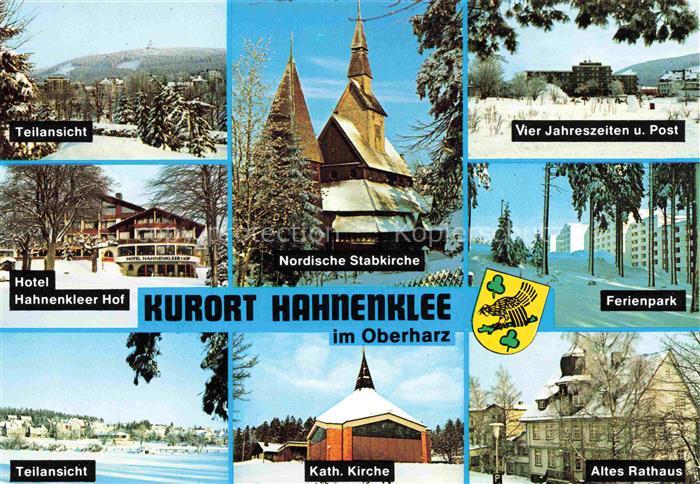 Hahnenklee-Bockswiese Harz Teil Ansicht, Hotel Hahnenkleer Hof, Nordische Stab K