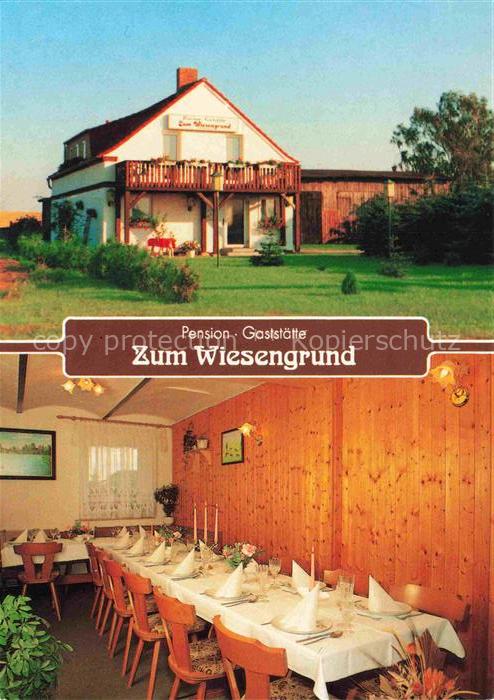 Frauenhagen Angermuende Pension Gaststaette Zum Wiesengrund Gastraum