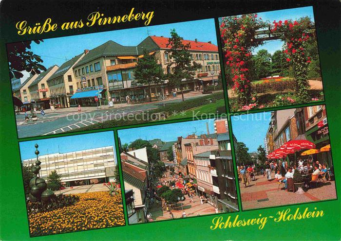 Pinneberg Schleswig-Holstein Orts und Teilansichten Fussgaengerzone