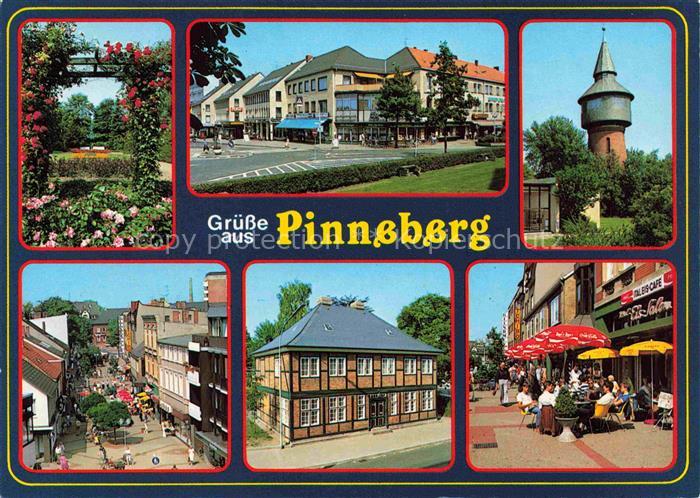 Pinneberg Schleswig-Holstein Orts und Teilansichten Fussgaengerzone Rosenbogen