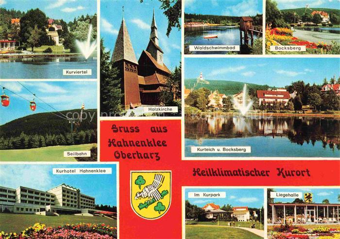 Hahnenklee-Bockswiese Harz Kurviertel Seilbahn Kurhotel Hahnenklee Holzkirchen W