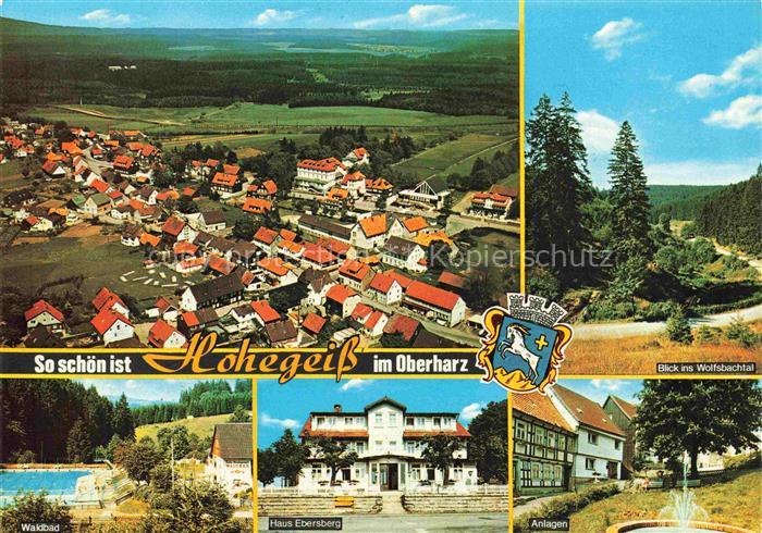 Hohegeiss Braunlage Harz Niedersachsen Fliegeraufnahme Blick ins Wolfsbachtal Wa