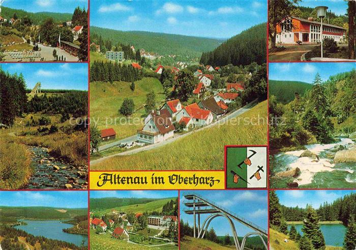 Altenau Harz Gemkenthal Niedersachsen Orts und Teilansichten Jugendschanze Seepa