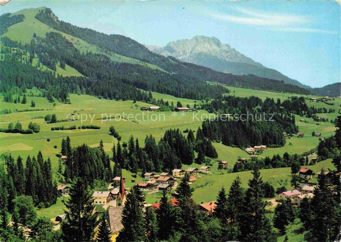 Fieberbrunn Kitzbuehel Tirol AT Buchensteinwand und Leoganger Steinberge