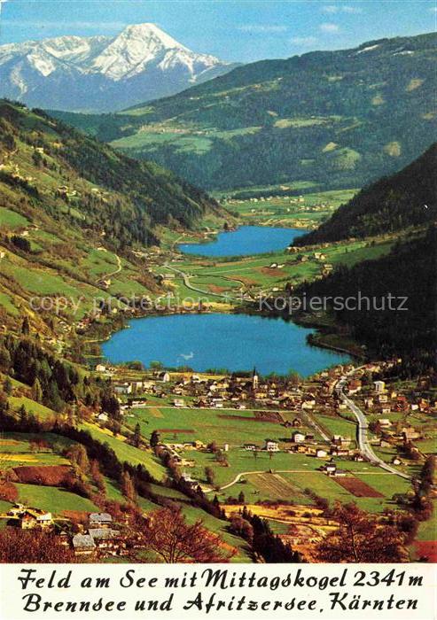 Feld am See Villach Kaernten AT Fliegeraufnahme