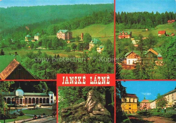 Janske Lazne Johannisbad Krkonose Koeniggraetz CZ Panorama Pohled se zot ROH Sir
