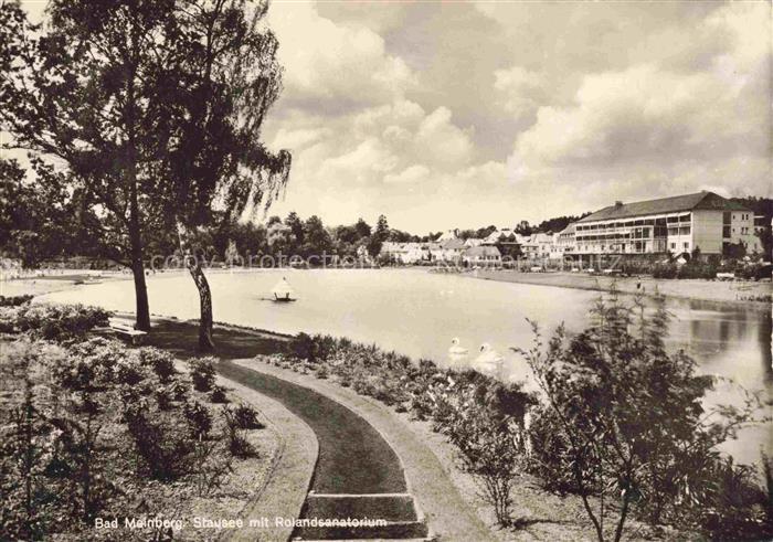 Bad Meinberg Horn-Bad Meinberg NRW Stausee mit Rolandsanatorium