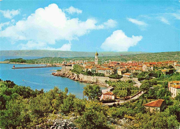 Krk Otok Krk Croatia Fliegeraufnahme