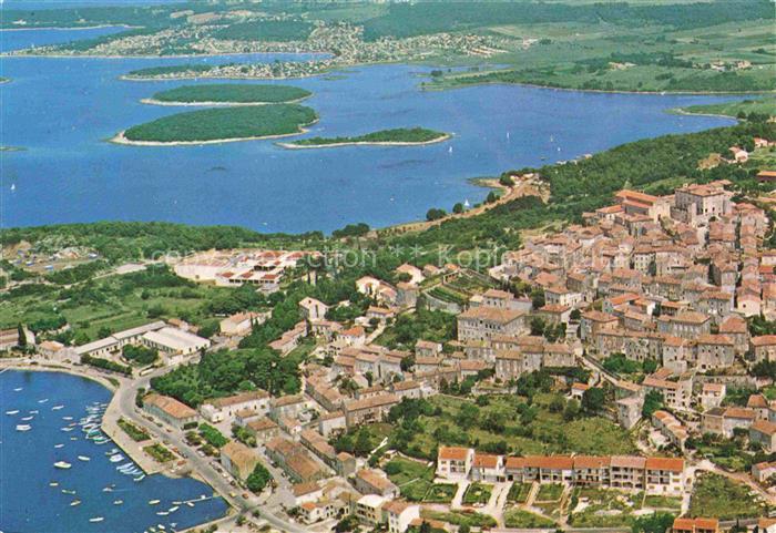 Vrsara Vrsar Istria Croatia Fliegeraufnahme