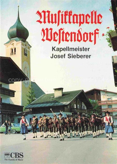 Westendorf  Brixental Tirol AT Musikkapelle Westendorf Kirch