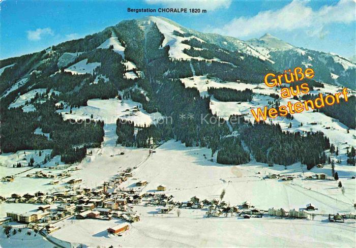 Westendorf  Brixental Tirol AT Bergstation Choralpe Fliegeraufnahme