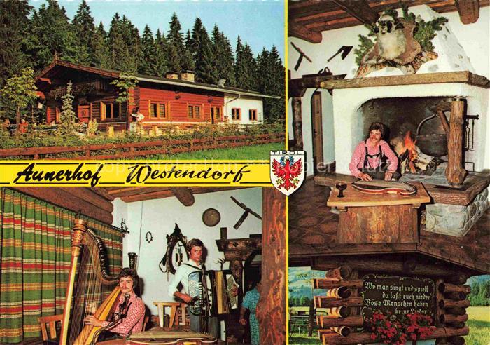 Westendorf Brixental Tirol AT Aunerhof Gasthof mit Tiroler Stimmungsmusik