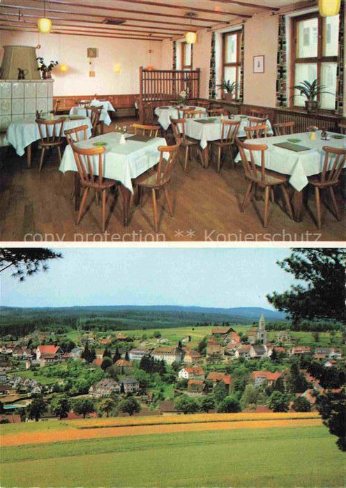Bonndorf Schwarzwald BW Gasthof Sonne Panorama