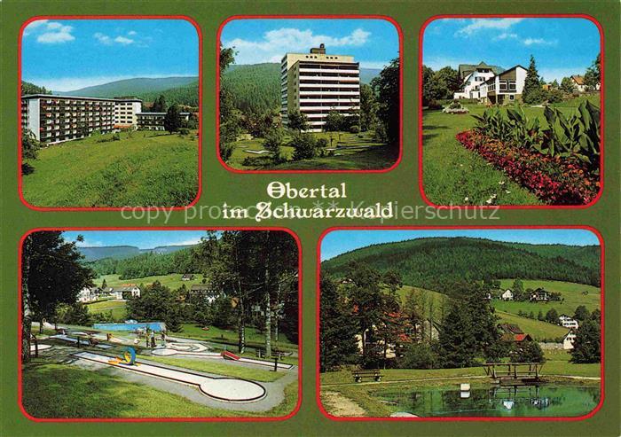 Obertal Baiersbronn Schwarzwald Freudenstadt BW Kuranlagen Minigolfplatz Park Go