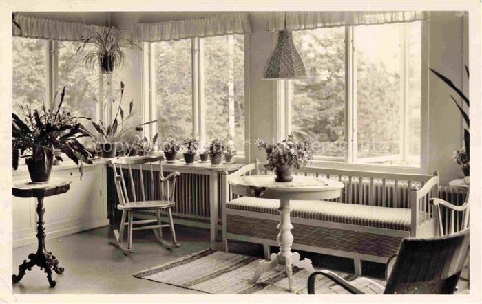 Vrigstad Sweden Blomsterverandan Wintergarten Blumen Moebel Interieur