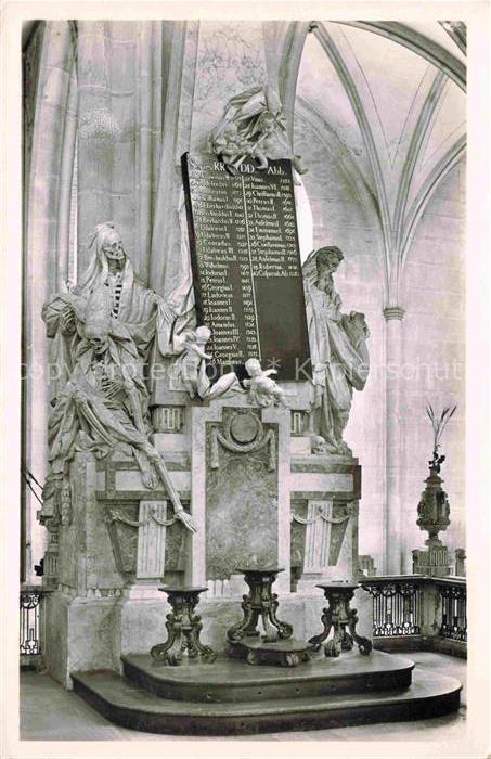 Salem Baden aebte-Monument Muenster Grabdenkmal Skulpturen Kircheninneres Barock