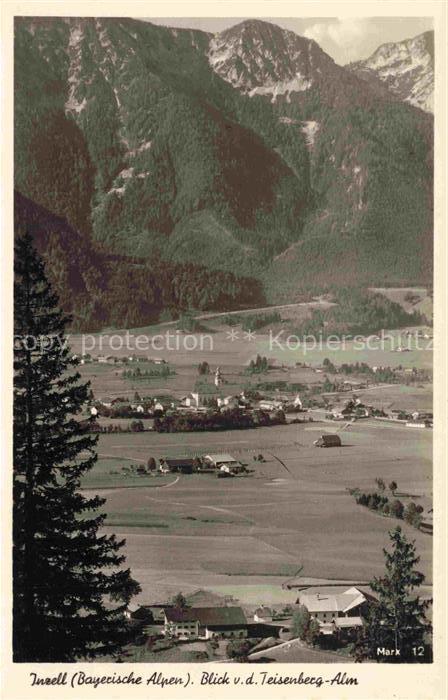 Inzell Traunstein Bayern Teisenberg-Alm Alpenblick Talblick Dorf Bergwiesen Kirc