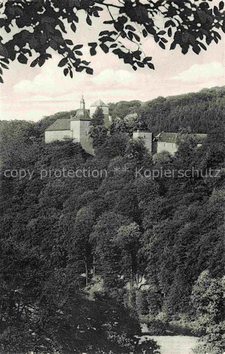Attendorn OLPE NRW Bundesbahn-Erholungsheim Burg-Schnettenberg Sauerland Waldlag
