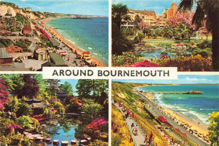 BOURNEMOUTH UK Alum-Chine Japanese-Garden Compton-Acres Lily-Pond Central-Garden