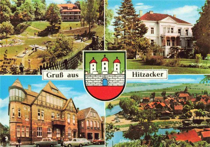 Hitzacker Elbe Niedersachsen Kurpark Villa Rathaus Stadtansicht Elbe Mehrfachkar