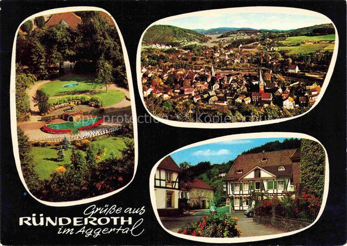 Ruenderoth Minigolf Park Luftansicht Fachwerkhaus Dorf Aggertal