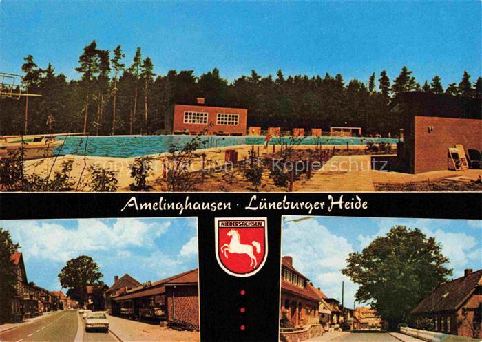 Amelinghausen Lueneburger Heide Niedersachsen Lueneburger-Heide Freibad Schwimmb