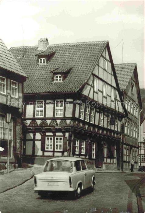 Stolberg Harz Fachwerkhaus Gastwirtschaft Altstadt Strasse Trabant Luftkurort Ha