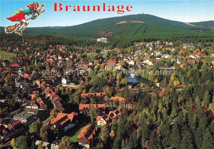 Braunlage Harz Niedersachsen Ortschaft Wald Berge Teich Hotels Oberharz Kurort