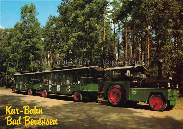 Bad Bevensen UELZEN Niedersachsen Kur-Bahn Touristenbahn Wald Kiefern Medingen F