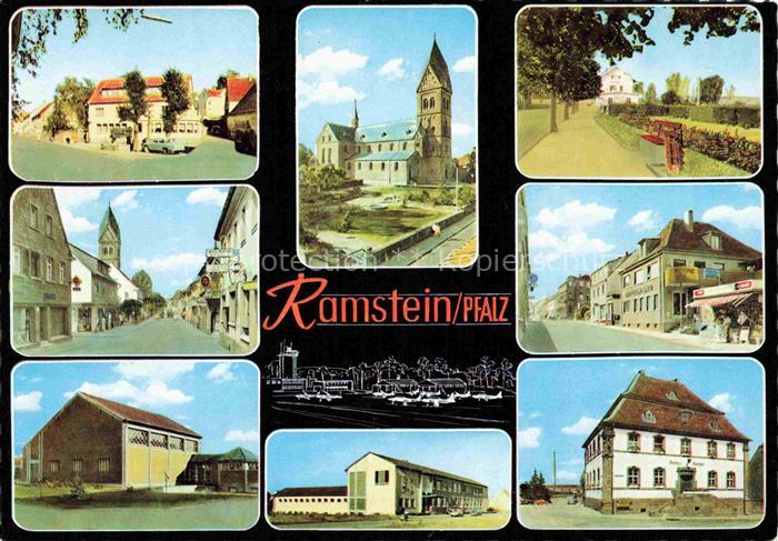 Ramstein-Miesenbach Kaiserslautern Rheinland-Pfalz Mehrbildkarte Kirchturm Haupt