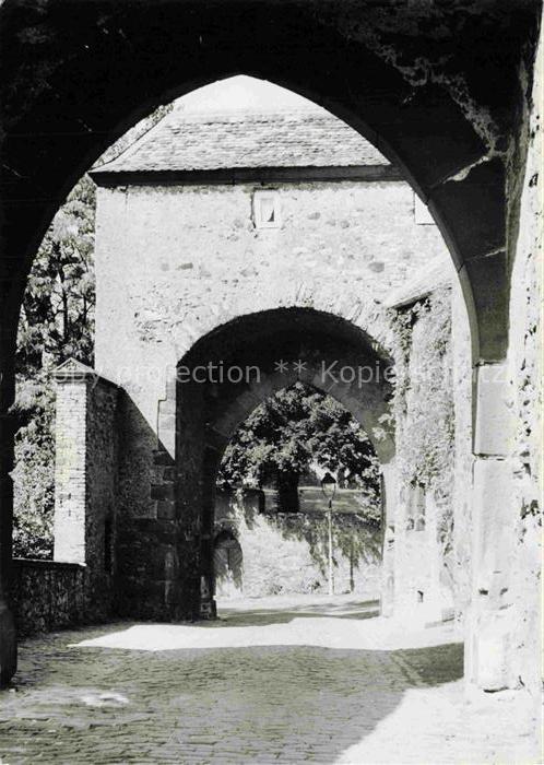 Friedberg  Hessen Adolfsturm Toranlage Befestigung Mauerwerk Torbogen Burganlage