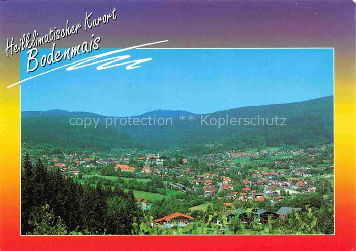 Bodenmais Regen Bayern Heilklimatischer-Kurort Panorama Bayerischer-Wald Tal Dor