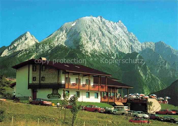 Schwarzeck Ramsau Gasthof Café Watzmann Bergpanorama Alpen Sonnenterrasse Parkpl