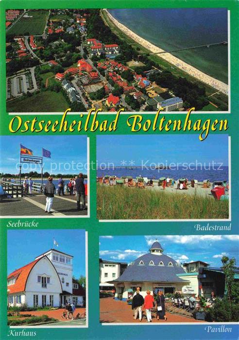 Boltenhagen Ostseebad Mecklenburg-Vorpommern Kurhaus Seebruecke Yachthafen Kuest