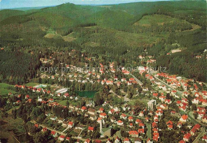 Bad Sachsa Osterode Harz Niedersachsen Luftbild Oelkers-Betriebe Parkhotel Kurha