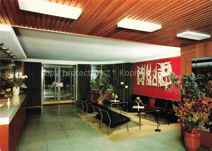 NIENDORF Timmendorfer Strand Haus-Niendorf Erholungsheim Lobby Empfang Holzdecke
