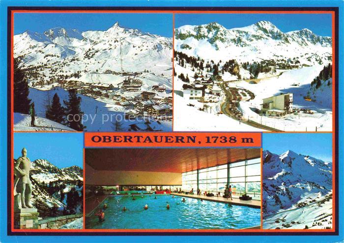 Obertauern Pinzgau-Pongau AT Skiparadies Bergpanorama Hallenbad Hotel Skifahrer