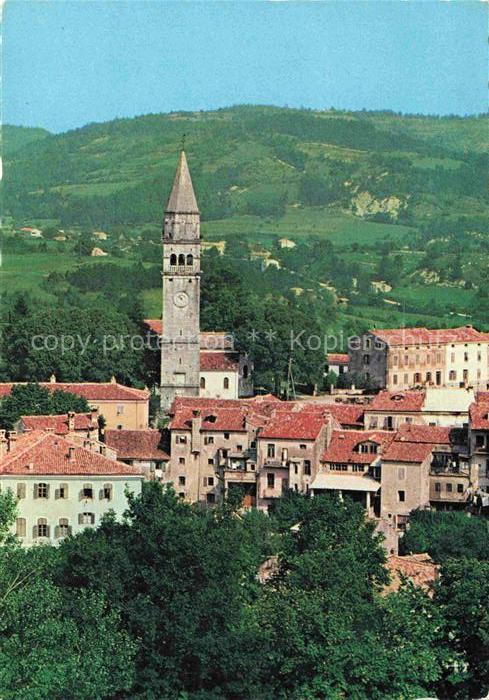 Pazin Mitterburg Croatia Kastell Fojba-Schlucht Stadtansicht Kirche Burg Istrien