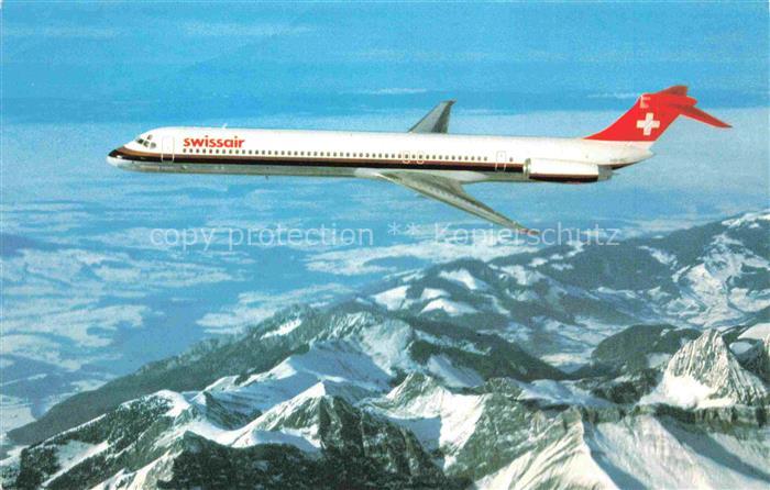 FLUGZEUGE ZIVIL Swissair McDonnell Douglas MD 81