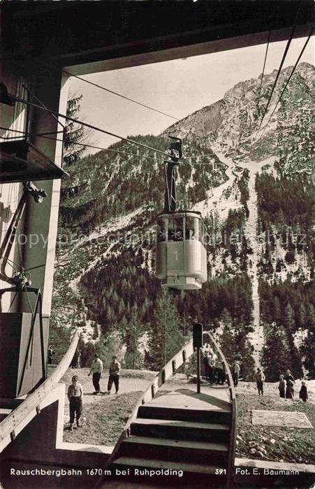 SEILBAHN Cable-Car Telepherique Rauschbergbahn Ruhpolding