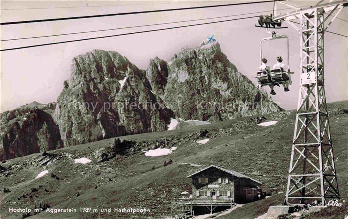 Sessellift Chairlift Telesiege Hochalp Aggenstein