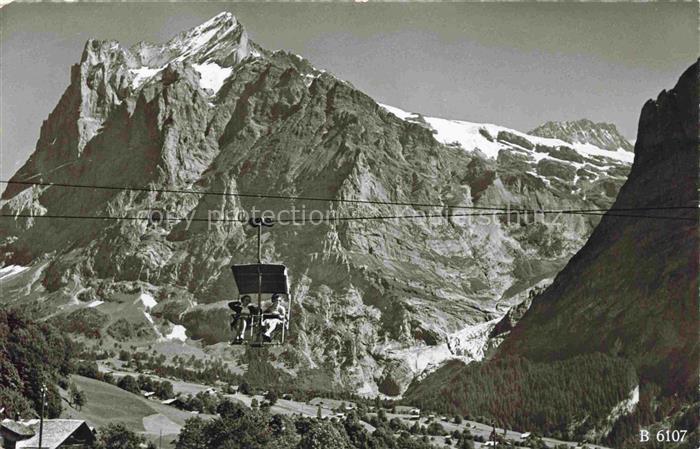 Sessellift Chairlift Telesiege Grindelwald First Wetterhorn